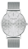 Coach Perry Quartz Silver Dial Silver Mesh Bracelet Watch for Women - 14503384