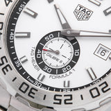 Tag Heuer Formula 1 Calibre 6 Automatic White Dial Silver Steel Strap Watch for Men - WAZ2013.BA0842