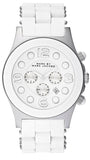 Marc Jacobs Pelly White Dial White Silicone Strap Watch for Women - MBM2565