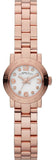 Marc Jacobs Amy White Dial Rose Gold Steel Strap Watch for Women - MBM8613