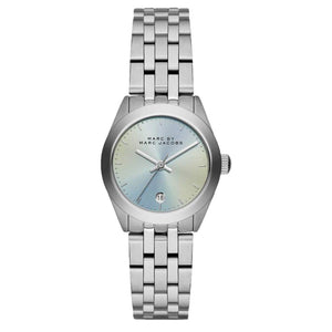 Marc Jacobs Peeker Blue Dial Silver Steel Strap Watch for Women - MBM3376