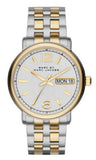 Marc Jacobs Fergus Silver Dial Two Tone Steel Strap Watch for Women - MBM8652