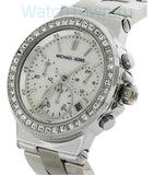 Michael Kors Dylan Silver Dial Silver Steel Strap Watch for Women - MK5585