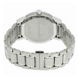 Burberry The City Silver Dial Silver Steel Strap Watch for Men - BU9900
