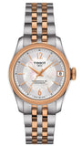 Tissot Ballade Powermatic 80 Cosc Mother of Pearl Dial Two Tone Steel Strap Watch For Women - T108.208.22.117.01