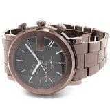 Gucci G Chrono Brown Dial Brown Steel Strap Watch For Men - YA101341