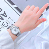 Tissot Ballade Powermatic 80 Automatic Mother of Pearl Dial Silver Steel Strap Watch For Women - T108.208.11.117.00