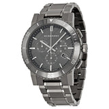 Burberry The City Grey Dial Gunmetal Grey Steel Strap Watch for Men - BU9381