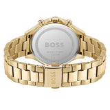 Hugo Boss Hera White Dial Gold Steel Strap Watch for Women - 1502628