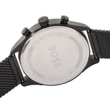 Hugo Boss Gregor Chronograph Black Dial Black Mesh Bracelet Watch For Men - 1514065