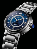 Maurice Lacroix Fiaba Moonphase Blue Dial Silver Steel Strap Watch for Women - FA1084-SS002-420-1