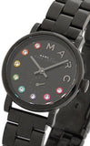 Marc Jacobs Baker Black Dial Black Steel Strap Watch for Women - MBM3425