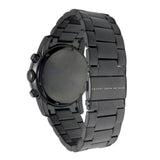 Marc Jacobs Larry Chronograph Black Dial Black Steel Strap Watch for Men - MBM5052