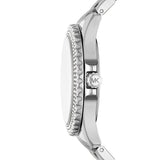 Michael Kors Everest Three hand Silver Dial Silver Steel Strap Watch For Women - MK7403
