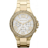 Michael Kors Camille Gold Dial Gold Steel Strap Watch for Women - MK5902