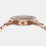 Michael Kors Lauryn Three-Hand Crystals Rose Gold Dial Rose Gold Steel Strap Watch for Women - MK4736