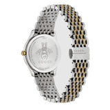 Gucci G Timeless Quartz Blue Dial Two Tone Steel Strap Watch For Women - YA1265029