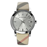 Burberry The City White Dial Brown Leather Strap Watch for Women - BU9113