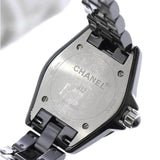 Chanel J12 Diamonds Black Dial Black Steel Strap Watch for Women - J12 H2569