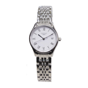 Longines Lyre White Dial Silver Stainless Steel Watch for Women - L4.259.4.11.6