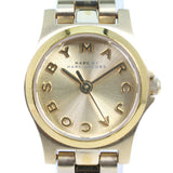 Marc Jacobs Henry Dinky Gold Dial Gold Steel Strap Watch for Women - MBM3199