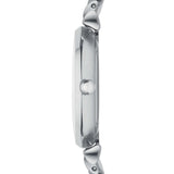Emporio Armani Gianni T-Bar Mother of Pearl Dial Silver Stainless Steel Watch For Women - AR1908