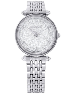 Swarovski Crystalline Wonder Silver Dial Silver Steel Strap Watch for Women - 5656929