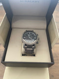 Burberry Chrono Sport Brown Dial Brown Steel Strap Watch for Men - BU7716