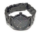 Marc Jacobs Baker Black Dial Black Steel Strap Watch for Women - MBM3425