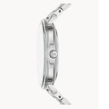 Michael Kors Pyper Grey Dial Silver Steel Strap Watch For Women - MK4672