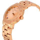 Marc Jacobs Amy Dexter Rose Gold Dial Rose Gold Steel Strap Watch for Women - MBM3216