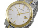 Burberry The City White Dial Two Tone Steel Strap Watch for Women - BU9115