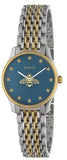 Gucci G Timeless Quartz Blue Dial Two Tone Steel Strap Watch For Women - YA1265029