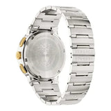 Versace Greca Quartz Blue Dial Silver Steel Strap Watch For Men - VEZ900221