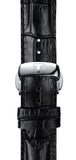 Tissot Ballade Powermatic 80 Cosc Black Dial Black Leather Strap Watch For Men - T108.408.16.057.00