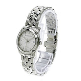 Burberry Heritage Check White Dial Silver Steel Strap Watch for Women - BU1853