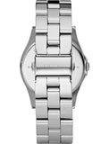 Marc Jacobs Henry Diamonds White Dial Silver Steel Strap Watch for Women - MBM3044