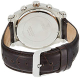 Guess Pinnacle Chronograph Quartz Blue Dial Brown Leather Strap Watch For Men - W0673G1