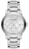 Burberry The City Silver Dial Silver Steel Strap Watch for Men - BU9900