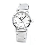 Coach Madison White Dial Silver Steel Strap Watch for Women - 14502394