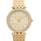 Michael Kors Darci Gold Dial Gold Steel Strap Watch for Women - MK3398