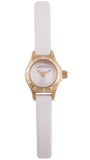 Marc Jacobs Blade White Dial White Leather Strap Watch for Women - MBM1344