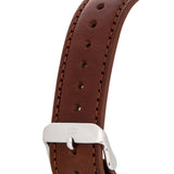 Tommy Hilfiger Deacon White Dial Brown Leather Strap Watch for Men - 1791550