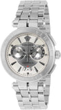 Versace Aion Chronograph White Dial Silver Steel Strap Watch for Men - VBR040017