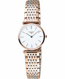 Longines La Grande Classique De Longines White Dial Two Tone Steel Strap Watch for Women - L4.209.1.92.7