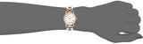Marc Jacobs Baker Dexter White Dial Rose Gold Steel Strap Watch for Women - MBM3443