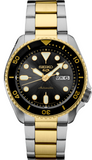 Seiko 5 Sports Automatic Special Creation Black Dial Two Tone Steel Strap Watch For Men - SRPK22