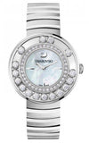 Swarovski Lovely Crystal Mother of Pearl Dial Silver Steel Strap Watch for Women - 1160307