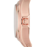 Marc Jacobs Baby Dave Rose Gold Dial Rose Gold Steel Strap Watch for Women - MBM3235