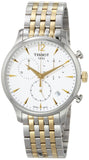 Tissot T Classic Tradition Chronograph White Dial Two Tone Steel Strap Watch For Men - T063.617.22.037.00